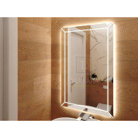 Зеркало с подогревом и подсветкой для ванной комнаты Лайн